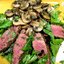 Салат с мясом и грибами