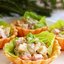 Салат легкий и вкусный в тарталетках