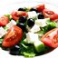 Греческий салат с красным луком