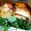 Ароматная индейка, запеченная с яблоками