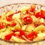 Салат с овощами и кунжутом