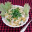 Салат с картошкой фри и курицей