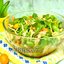 Салат с курицей, кумкватами и кешью
