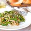 Зелёная фасоль с орехами