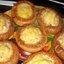 Баранки с фаршем в духовке