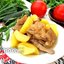 Картофель тушёный с рёбрышками молодого козлёнка в мультиварке