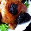 Курица с черносливом и яблоками