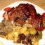Бедро индейки с овощами