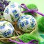Пасхальные яйца «Цветочный декупаж»