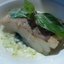 Филе мурманской трески со шпинатом