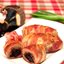 Куриные рулетики в беконе