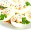Корзиночки из яиц с салатом