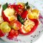 Яичница в болгарском перце с помидорами под сыром