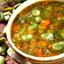 Овощной суп с зеленью