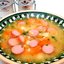 Гороховый суп с пулукопчеными сосисками