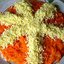 Салат с грибами и кукурузой