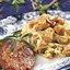 Телятина с капустой и миндальными клецками