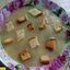 Суп пюре из картофеля с гренками по японски