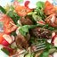 Горячий салат с печенью курицы