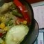 Диетические овощи с курицей и рисом