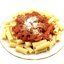 Ригатони с чоризо и томатами