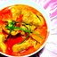 Красный карри с курицей