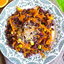 Салат с красной фасолью, кукурузой и апельсином