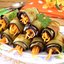 Рулетики из баклажанов с морковкой и чесноком