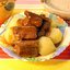 Римский салат с лососиной