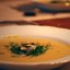 Тыквенный крем-суп с зеленью и семечками