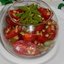 Салат из помидор с кедровыми орешками.