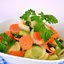 Маринованный салат из моркови и огурцов