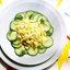Огуречный салат с укропом и фетой