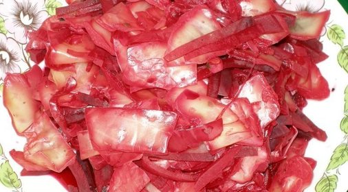 Капуста по корейски со свеклой