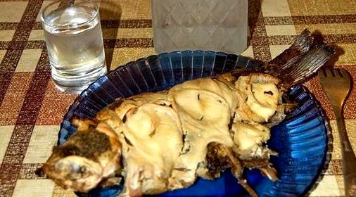 Караси в сметане в духовке