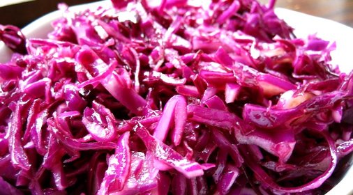 Салат из синей капусты