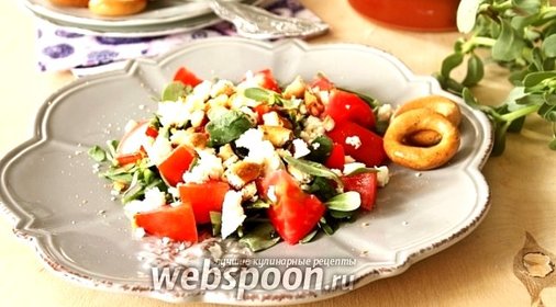 Салат с портулаком