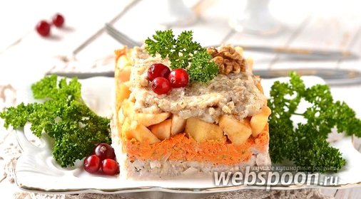 Салат из топинамбура, моркови и яблок