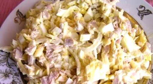 Салат Блондиночка