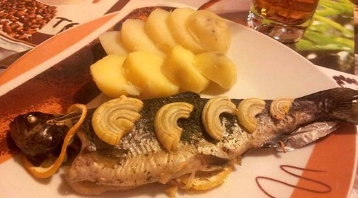 Радужная форель в духовке