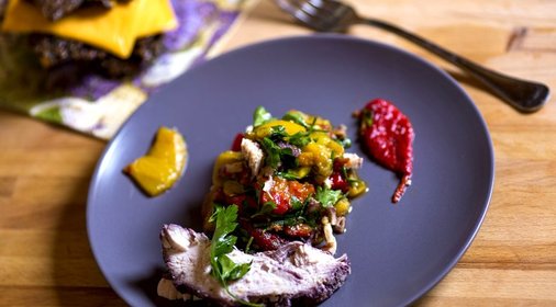 Теплый салат «Семург»