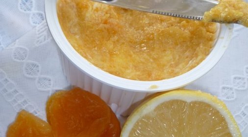 Масло с лимоном и курагой