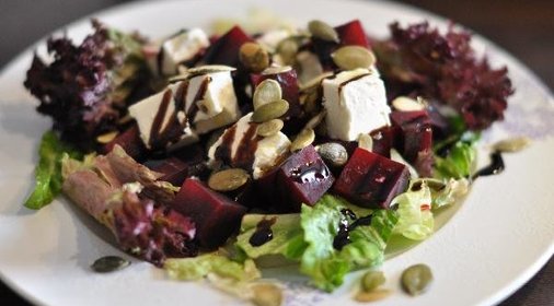 Салат из свеклы с фетой