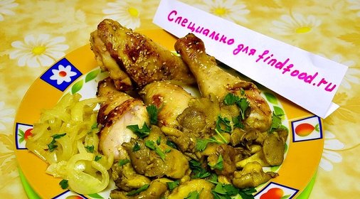 Куриные ножки в кунжутной панировке