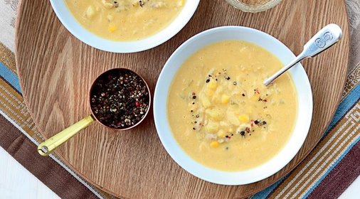 Нежный чаудер с цесаркой