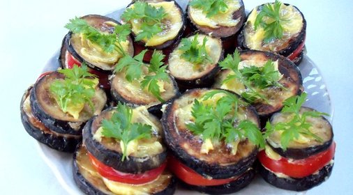 Пенечки из баклажанов
