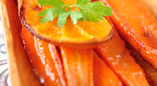 Морковь, запеченная c цитрусовыми
