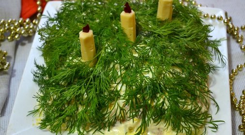 Салат новогодний Адвент