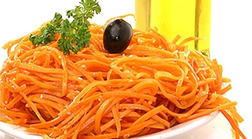 Салат из моркови с уксусом