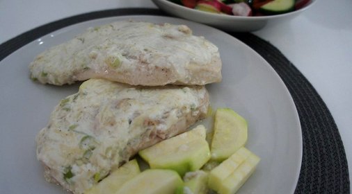 Куриное филе под нежным соусом